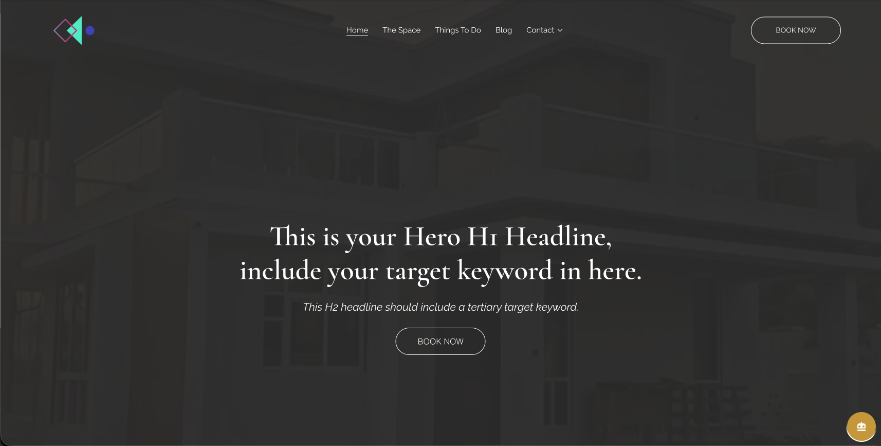 Direct Booking Website Template preview